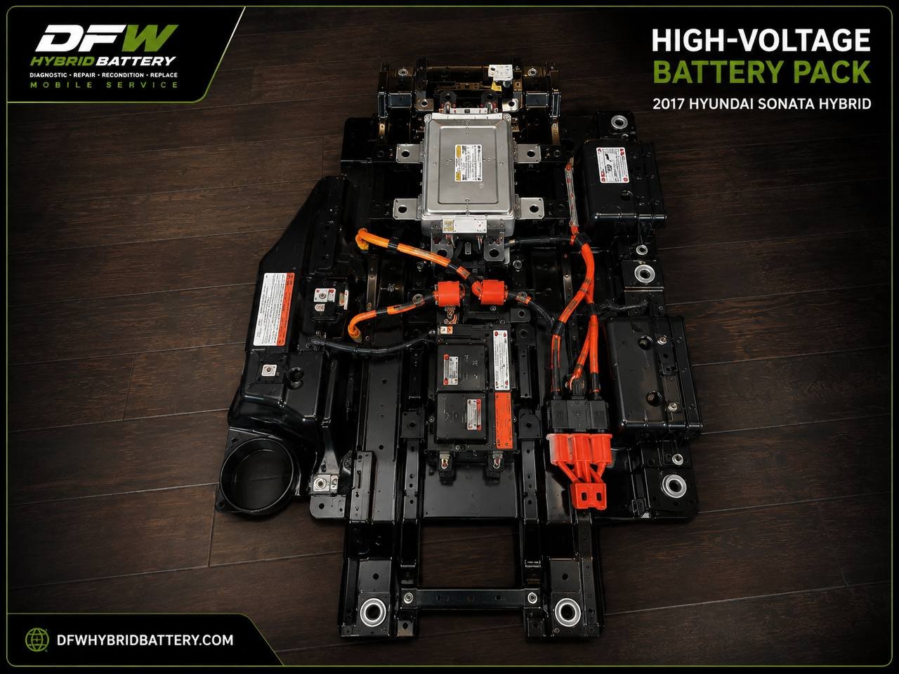 2017 Hyundai Sonata Hybrid high voltage battery pack inspection