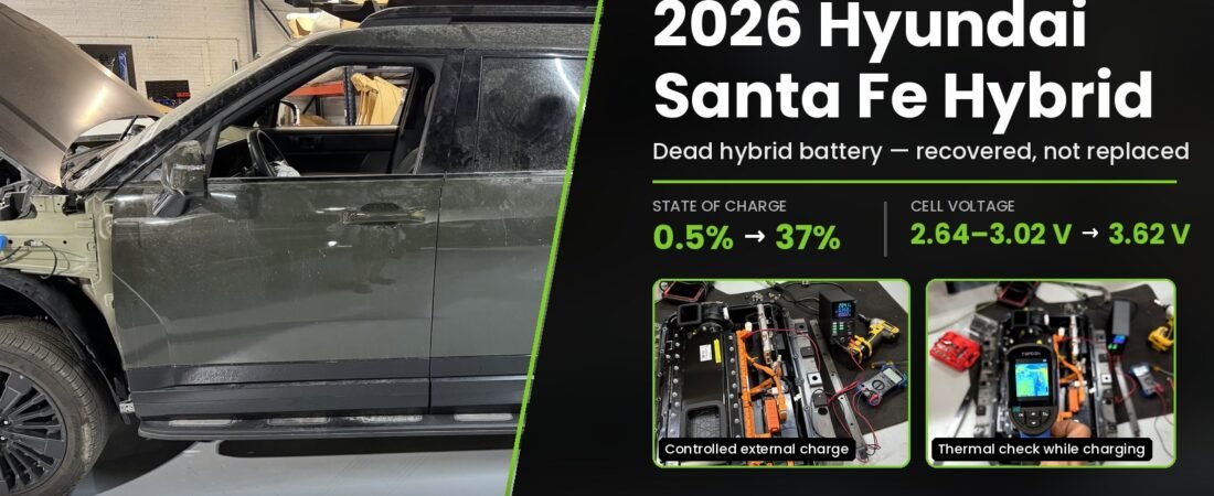 2026 Hyundai Santa Fe Hybrid Battery Recovery in Garland, TX