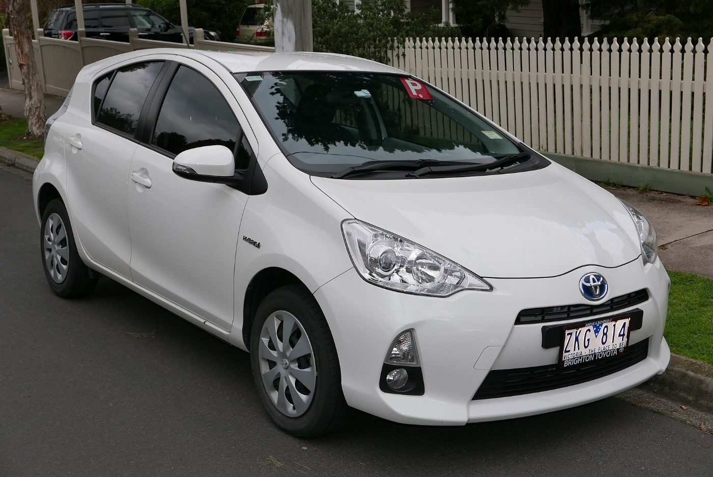 Toyota Prius c (example vehicle)